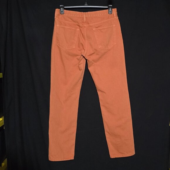 Sid Mashburn Made in USA Slim Straight 5 Pocket Pant - Peach - Sz 34x32 - Picture 3 of 8
